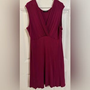 Women's Dress in Rich Burgundy